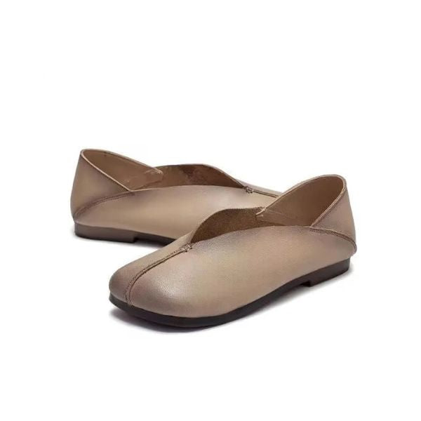 Mocassins Femme Rétro en Cuir Synthétique