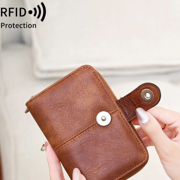 Portefeuille Court Vintage RFID