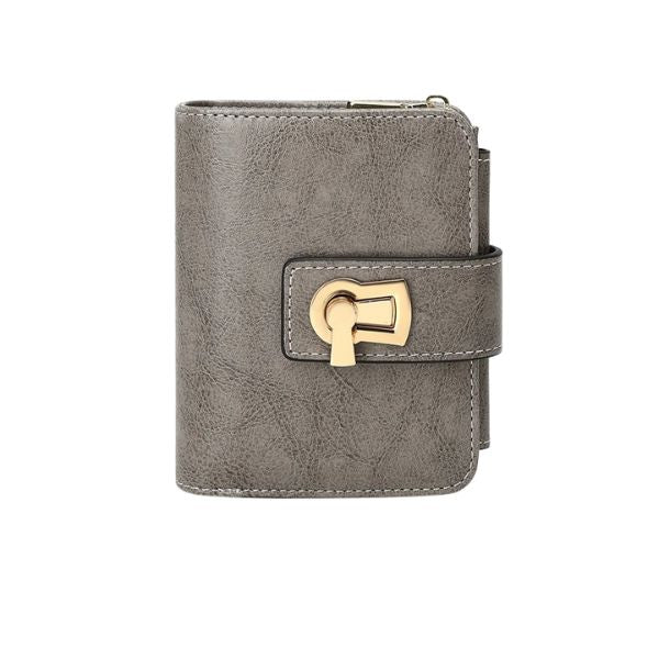 Portefeuille Court Femme Antivol RFID en Cuir PU