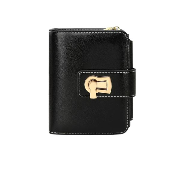 Portefeuille Court Femme Antivol RFID en Cuir PU
