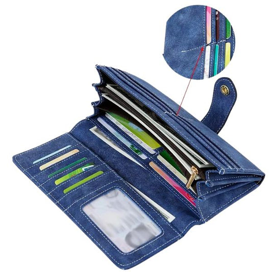 Portefeuille Long Femme Élégance Vintage