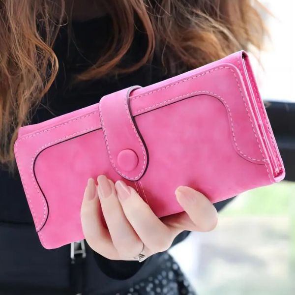 Portefeuille Long Femme Élégance Vintage