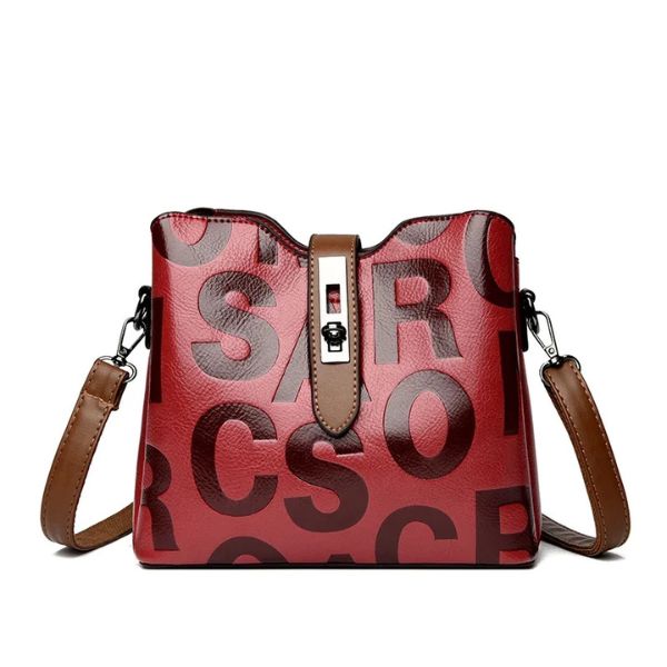 Petit Sac à Bandoulière Femme à Fermoir Tendance