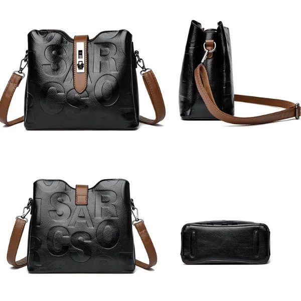Petit Sac à Bandoulière Femme à Fermoir Tendance