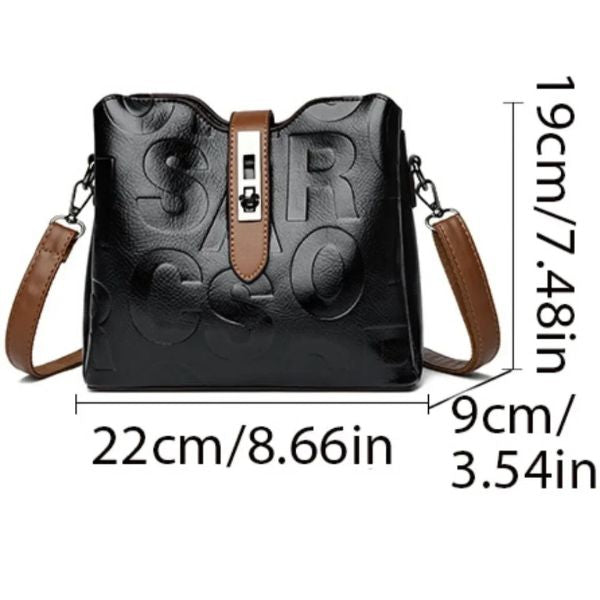 Petit Sac à Bandoulière Femme à Fermoir Tendance