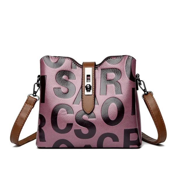 Petit Sac à Bandoulière Femme à Fermoir Tendance