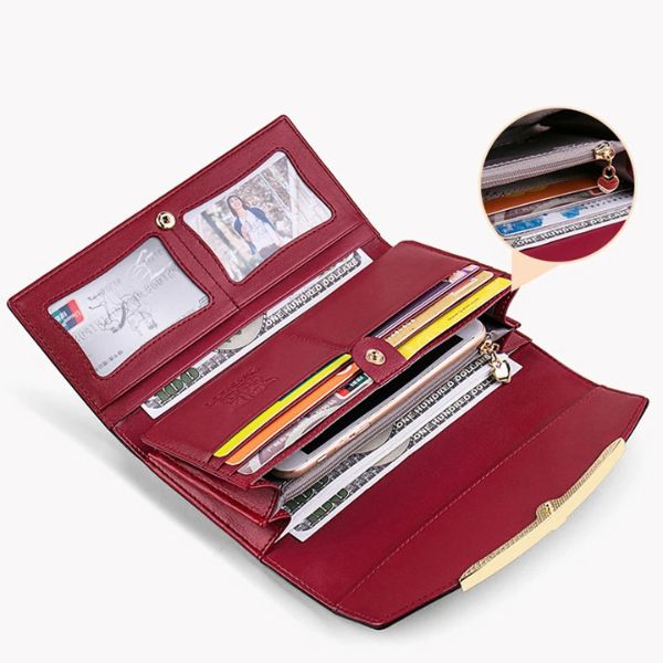 Portefeuille Femme Élégance RFID
