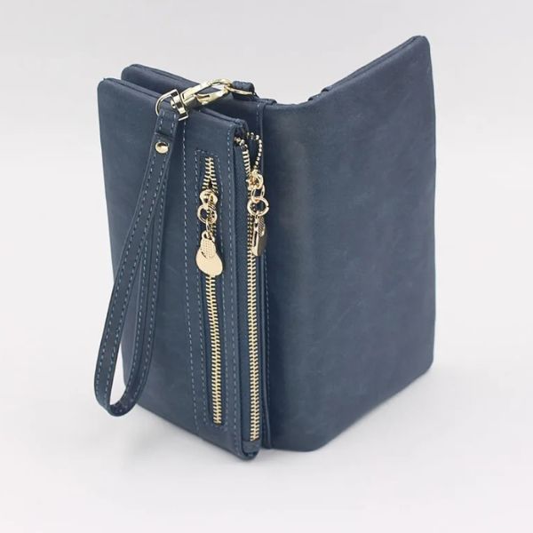 Portefeuille Long Femme Style Vintage