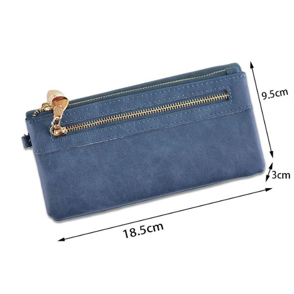 Portefeuille Long Femme Style Vintage