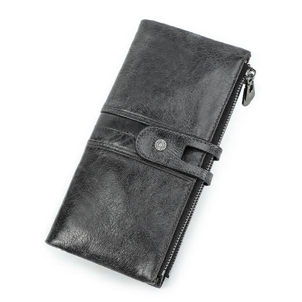 Portefeuille Long en Cuir Véritable
