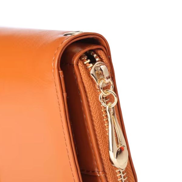 Portefeuille Vintage Longue à Fermeture Zip