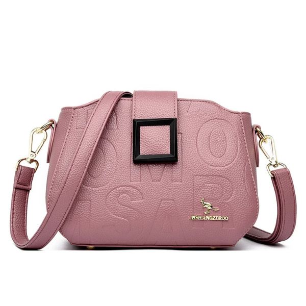 Sac Bandoulière Boucle Carrée