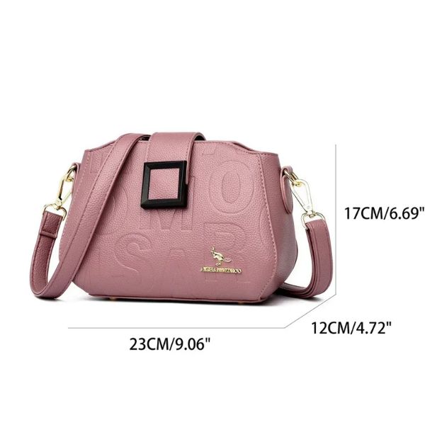 Sac Bandoulière Boucle Carrée