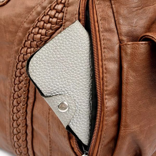 Sac Cabas Femme en Cuir Véritable Souple – Grande Capacité