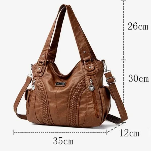 Sac Cabas Femme en Cuir Véritable Souple – Grande Capacité