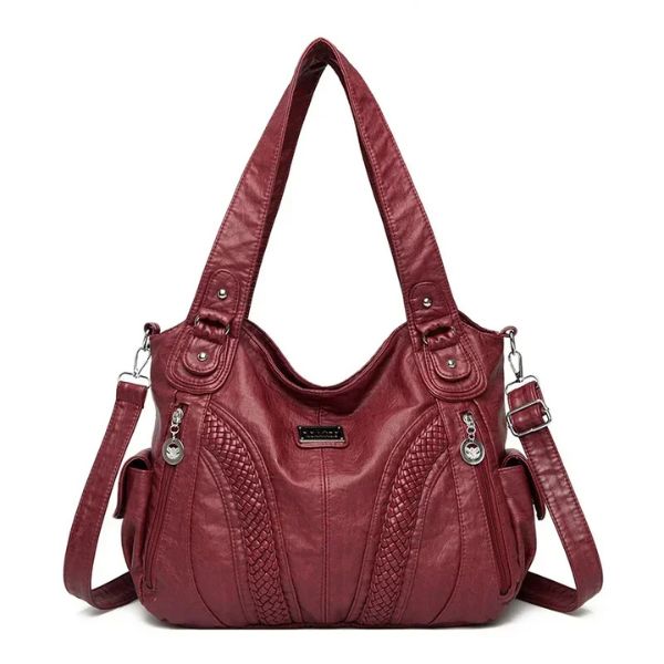 Sac Cabas Femme en Cuir Véritable Souple – Grande Capacité