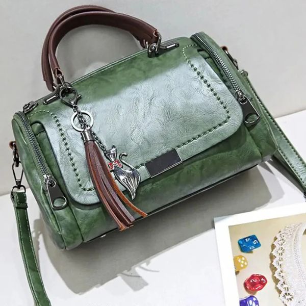 Sac à Main Tendance avec Pompon