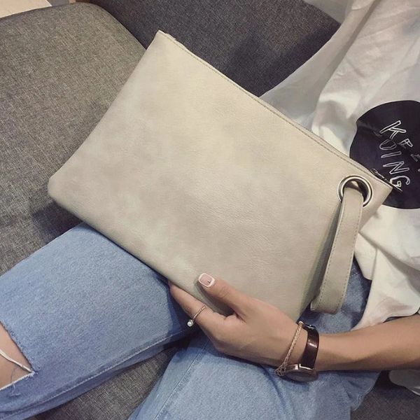 Pochette Minimaliste en Cuir PU