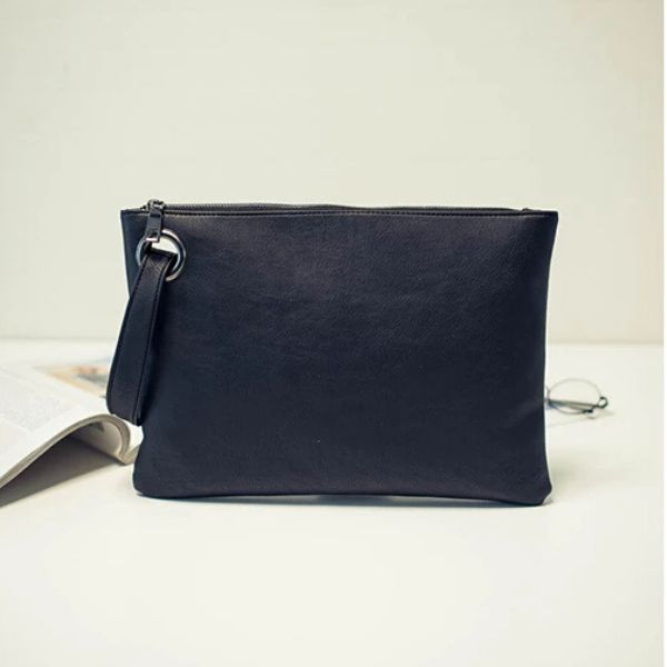 Pochette Minimaliste en Cuir PU