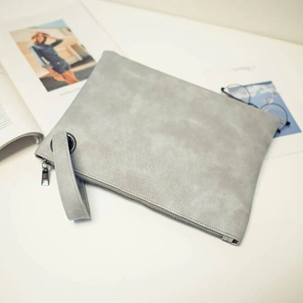 Pochette Minimaliste en Cuir PU