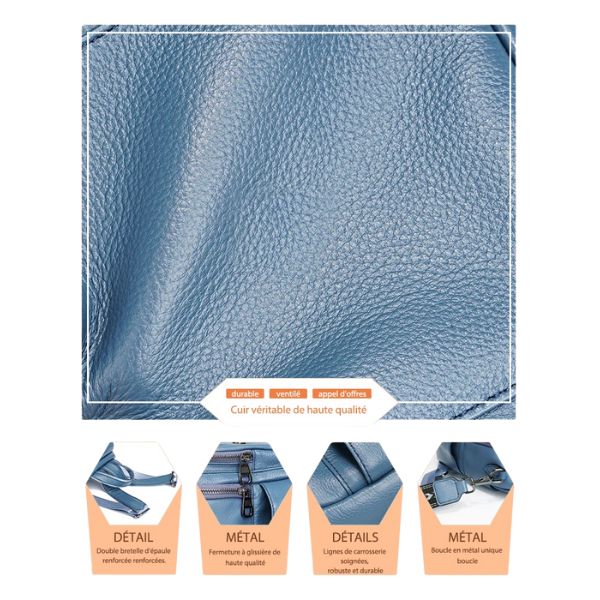 Sac à Dos en Cuir Élégance Classique
