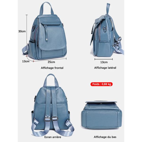 Sac à Dos en Cuir Élégance Classique
