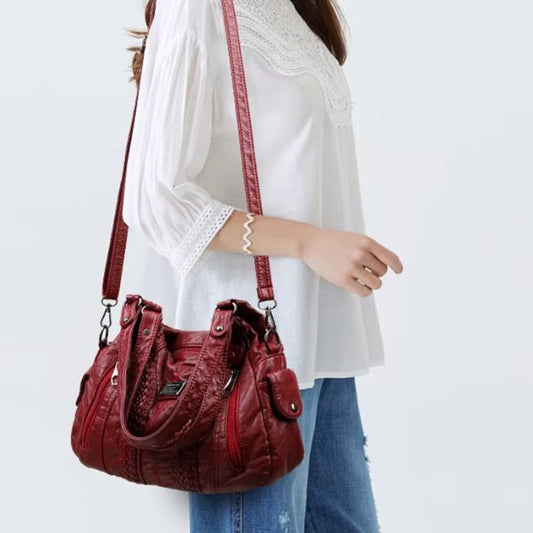 Sac à Main Souple en Cuir Véritable