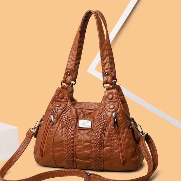 Sac à Main Souple en Cuir Véritable