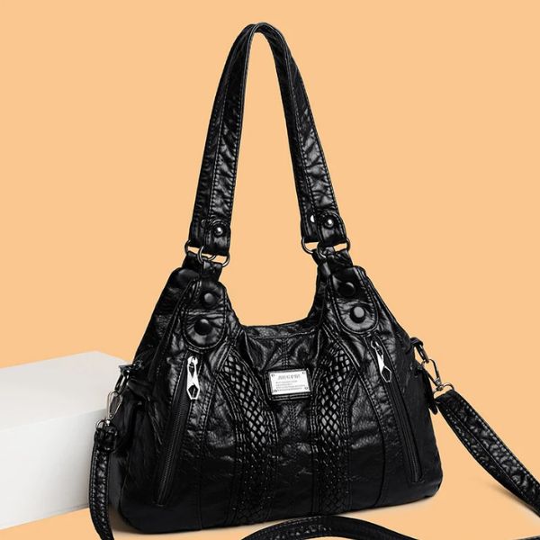 Sac à Main Souple en Cuir Véritable