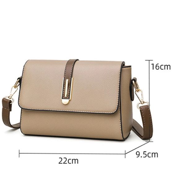 Sac Bandoulière Compact en Cuir PU