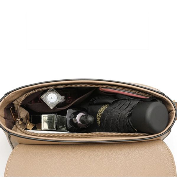 Sac Bandoulière Compact en Cuir PU