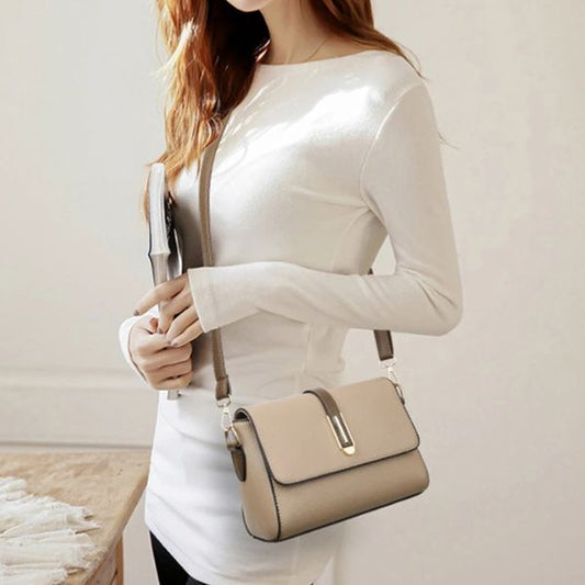 Sac Bandoulière Compact en Cuir PU