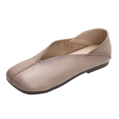 Mocassins Femme Rétro en Cuir Synthétique