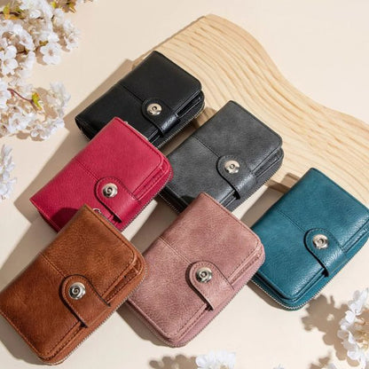 Portefeuille Court Vintage RFID