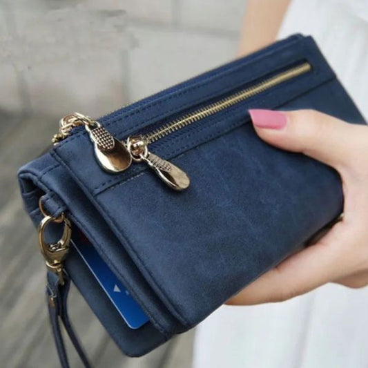 Portefeuille Long Femme Style Vintage