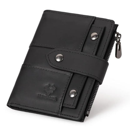 Portefeuille en Cuir Véritable avec Protection RFID pour Femme