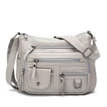 Sac Bandoulière Multi-Poches Style Décontracté