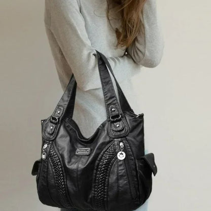 Sac Cabas Femme en Cuir Véritable Souple – Grande Capacité