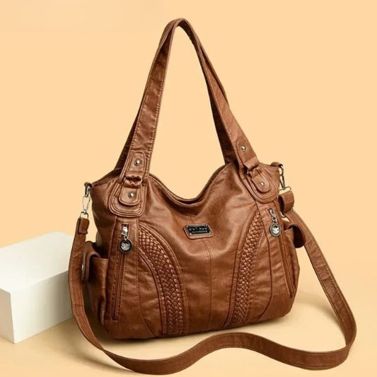 Sac Cabas Femme en Cuir Véritable Souple – Grande Capacité
