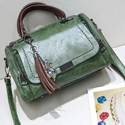 Sac à Main Tendance avec Pompon