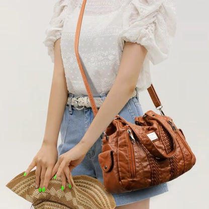 Sac à Main Souple en Cuir Véritable